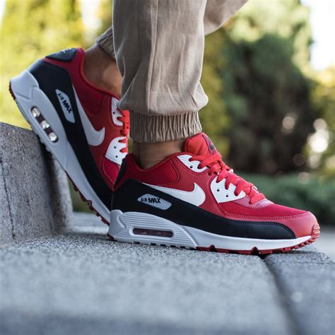 nike air max 90 essential schwarz rot|cheapest nike air max 90.